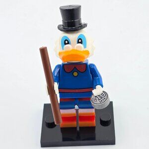 Scrooge McDuck minifigure Disney Lego Compatible Scrooge McDuck Figure Ducktales